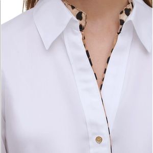 Calvin Klein Button up blouse. Worn once.